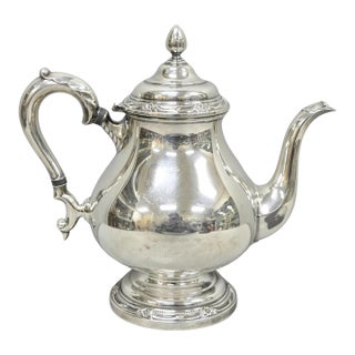 Vintage Rogers Bros Remembrance 9802 Victorian Silver Plated Teapot Tea Kettle For Sale