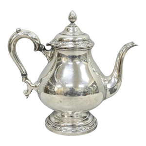 Vintage Rogers Bros Remembrance 9802 Victorian Silver Plated Teapot Tea Kettle