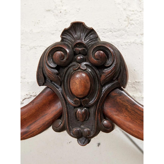 Early 20th Century Victorian Solid Oak Mirror For Sale In Los Angeles - Image 6 of 6