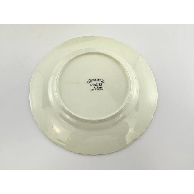 Vintage English Chester Porcelain Small Plates- Set of 6 For Sale - Image 9 of 10