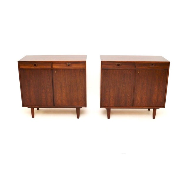 A stunning pair of Danish vintage cabinets. These were made in Denmark in the 1960’s, we have recently imported them...
