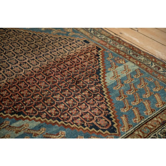 1920s Antique Distressed Hamadan Rug - 4'3" X 5'8" For Sale - Image 5 of 12