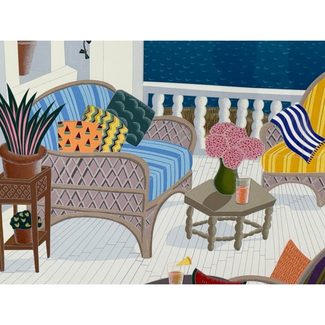 Thomas McKnight “Martha’s Vineyard” Limited Edition Serigraph For Sale - Image 4 of 12