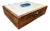 Agate Slice, Marble, Wood Keepsake Box For Sale