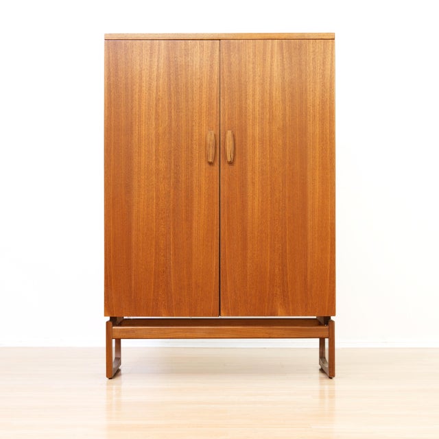 1960s Mid Century G-Plan Quadrille Teak Cabinet / Armoire For Sale - Image 5 of 12