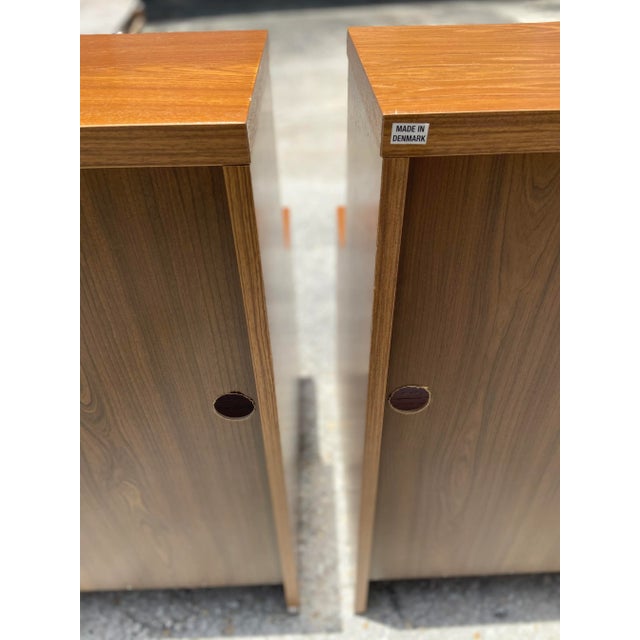 Pair of Danish Modern Curved Two-Tier Nightstands For Sale - Image 9 of 13