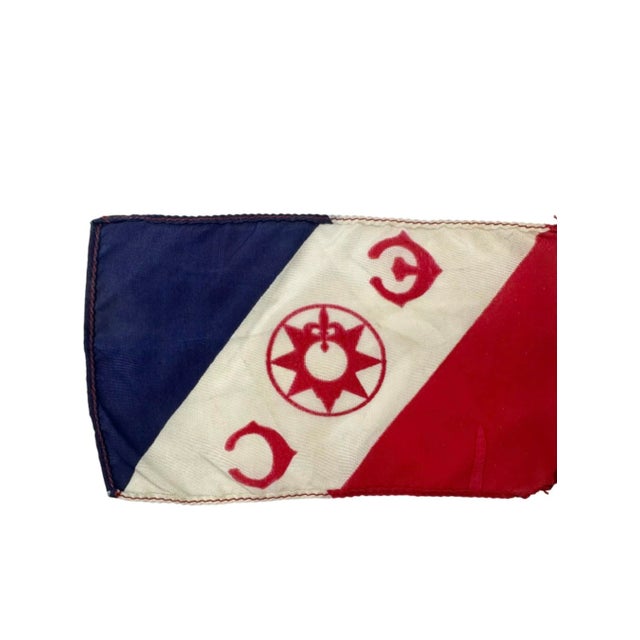 Vintage the Explorers Club Desk Tabletop Flag 11"h For Sale In Washington DC - Image 6 of 15