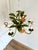 Vintage French Painted Tole 5-Light Water Lily Chandelier, 1960s For Sale - Image 16 of 18