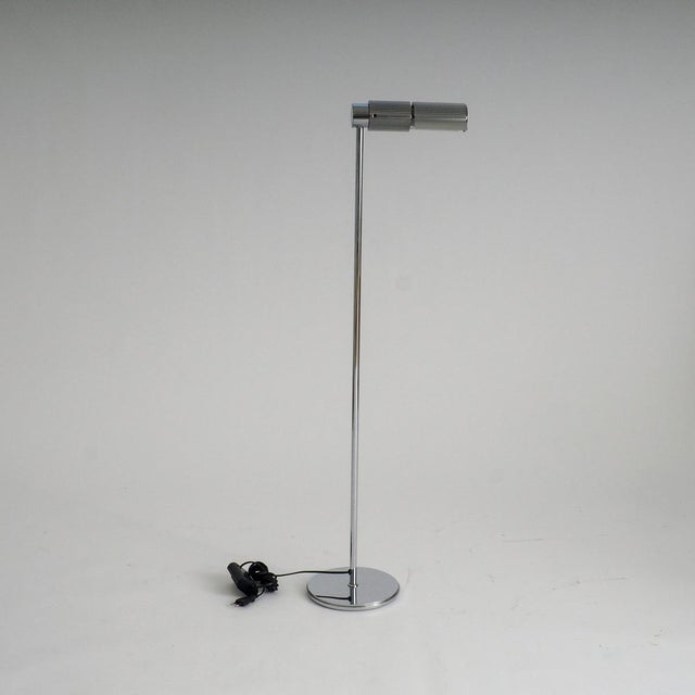 Haloprofil 878HR Floor Lamp in Silver by Viktor Frauenknecht for Swiss Lamps, 1960s For Sale - Image 16 of 16