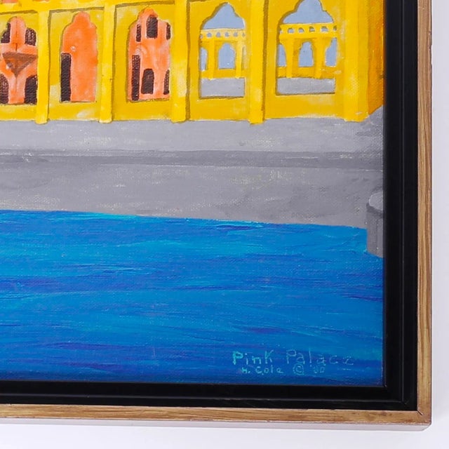 Textile India Painting of a Hindu Temple For Sale - Image 7 of 10