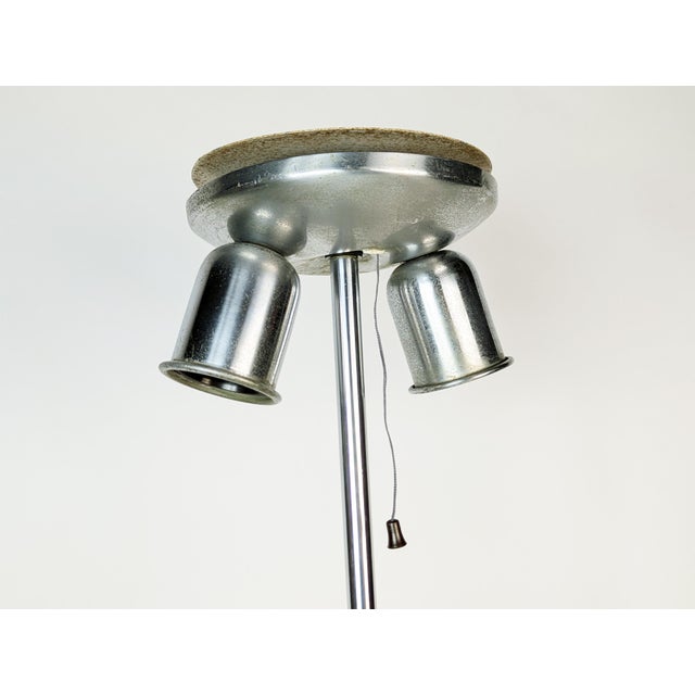 Maison Jansen Italian Lamps in White and Black Marble from Maison Jansen, 1960s, Set of 2 For Sale - Image 4 of 18