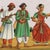 Indian Company School, Nautch Dancing Girl & Musicians, 1800s, Gouache on Paper For Sale - Image 4 of 9