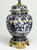 Pair of 1980s Blue and White Ginger Jar Table Lamps With Bronze Mounts and Gilt by Speer For Sale In Philadelphia - Image 6 of 12