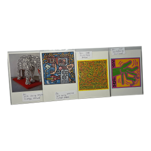1980s 2000s Keith Haring Postcards Set of 4