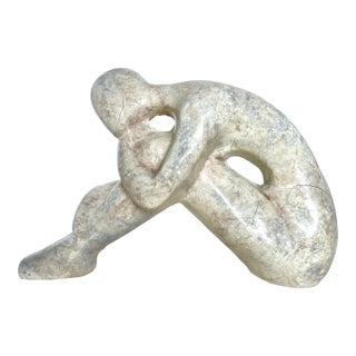 Modernist Abstract Nude Female Sculpture For Sale