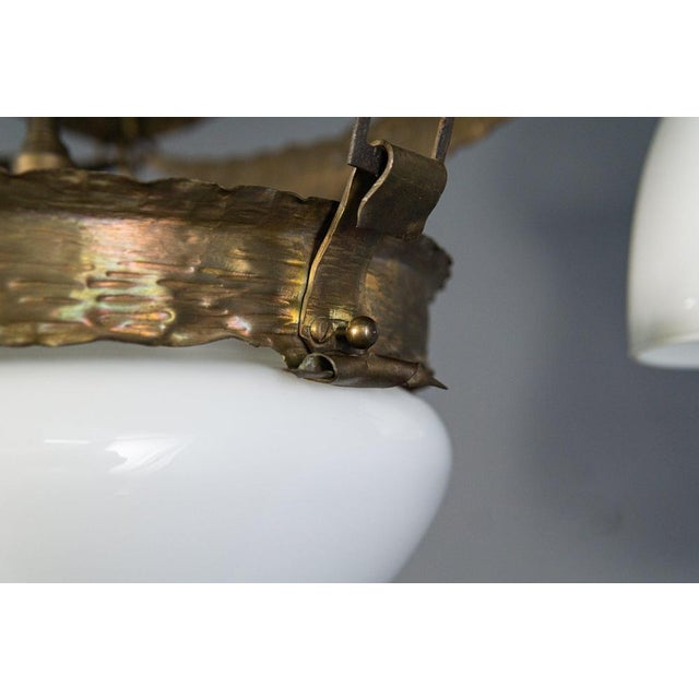 Art Nouveau Ceiling Lamp Chandelier For Sale - Image 13 of 18