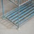 Blue Late 20th Century Vintage Blue Painted Purpose Built Store Rack / Shelving For Sale - Image 8 of 12