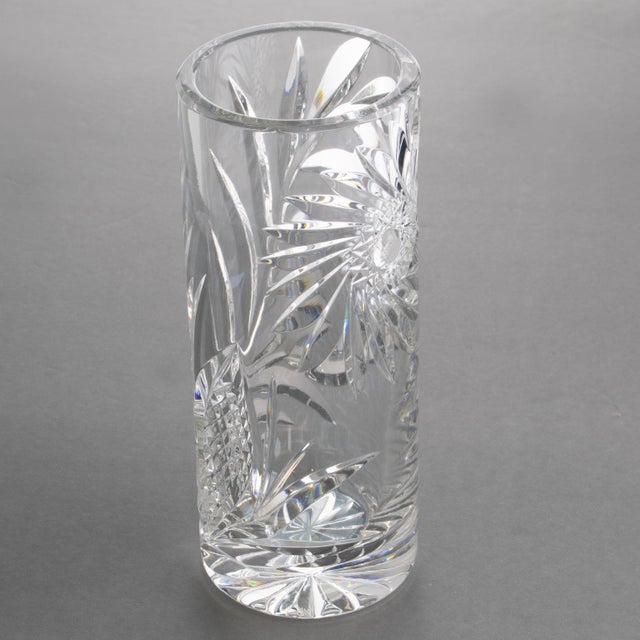 Saint Louis, France, designed this exceptional tumbler crystal vase. The rare piece was crafted in France circa 1970. This...