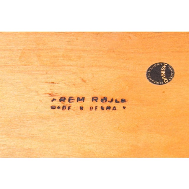 Dining Table & Roundette Chairs by Hans Olsen for Frem Røjle, Denmark, 1960s, Set of 5 For Sale - Image 10 of 18