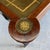 Vintage Baker Furniture Mahogany Tooled Leather Partners Desk English Regency For Sale - Image 14 of 18