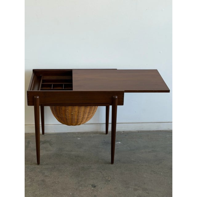 1960s 1960s Danish Sewing Table For Sale - Image 5 of 18
