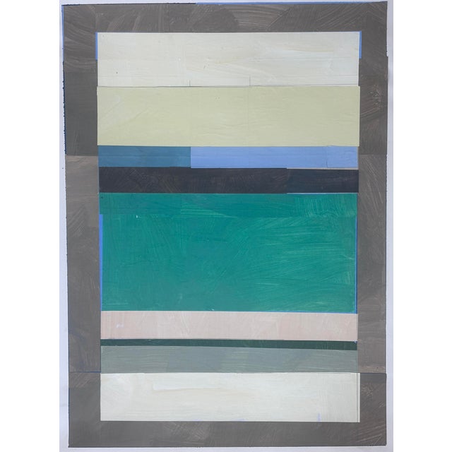 Two companion pieces. Similar in composition with subtle shifts in color. Each piece measures 18x24". Price reflects the...