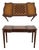 Maitland Smith Leather Top Games Table For Sale