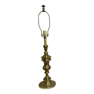Vintage 1980s Brass Lamp