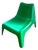 Vintage Ikea Green Ps Vago Plastic Lounge Chair For Sale