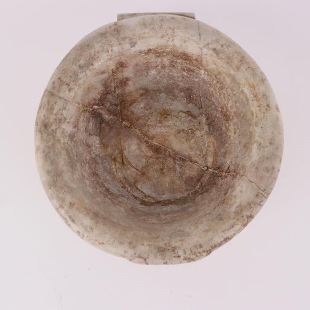 Bascellato Marble Bowl with Sculpted Face For Sale - Image 3 of 9