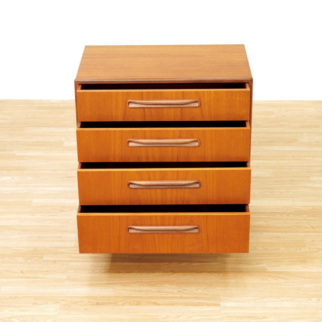 Brown 1960s Mid Century Teak Dresser Nightstand by G Plan (2) For Sale - Image 8 of 10