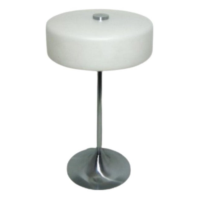 Art Deco Table Lamp in Opaline Glass, 1980s For Sale - Image 10 of 10