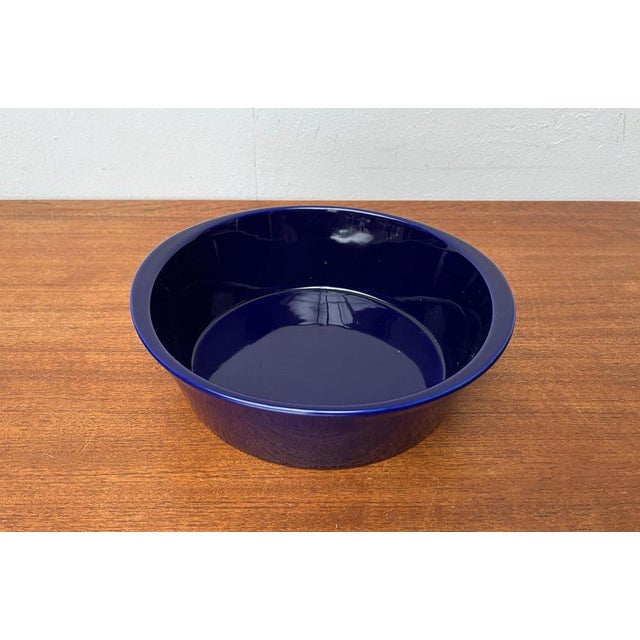 Vintage German Dark Blue Lukull Ceramic Bowl from Schönwald For Sale - Image 15 of 15