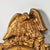 Gold Large Antique Federal Eagle Convex Mirror Giltwood Bullseye Butler Mirror Circa 1920s For Sale - Image 8 of 16