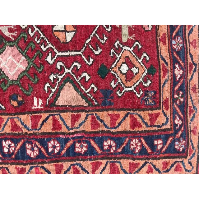 1990s Azerbaijani Shahsavand Flat Rug For Sale - Image 5 of 17