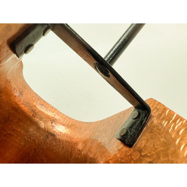 Brutalist Style Copper Umbrella Stand, 1970s For Sale - Image 10 of 14