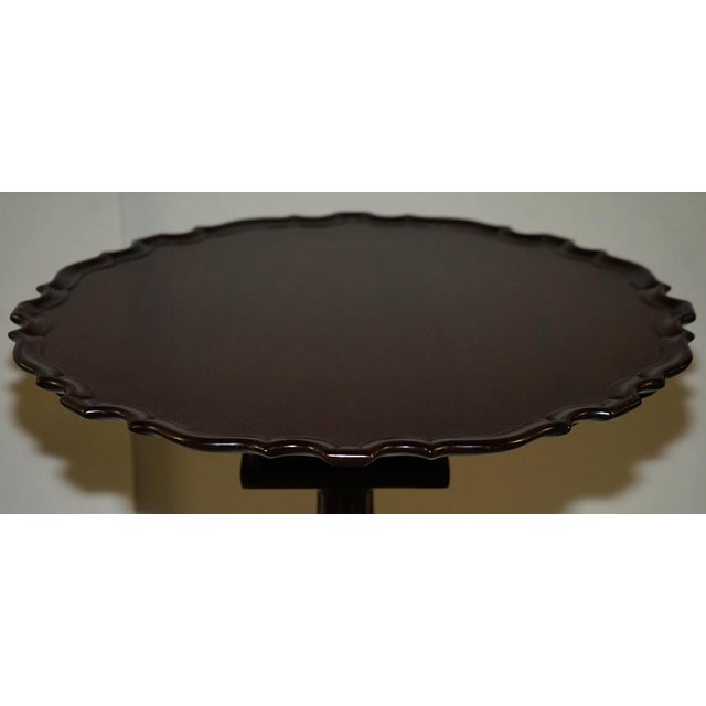 Georgian Style Hardwood Tilt Top Tripod Table For Sale - Image 4 of 18