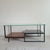 Vintage Coffee Table in Glass and Teak with Black Metal Frame by George Friedman, 1960s For Sale - Image 10 of 10