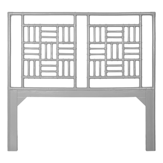 Finn Headboard Queen - Light Gray For Sale