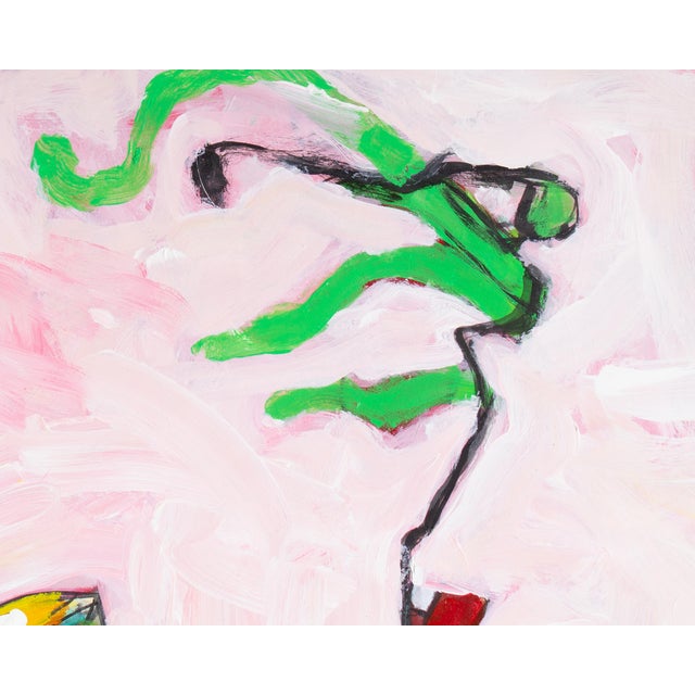 Acrylic and Watercolor on Paper Painting by James L. Bruch For Sale In Indianapolis - Image 6 of 9