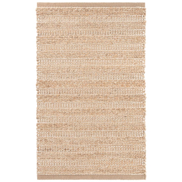 Contemporary Dash & Albert by Annie Selke Simba Ivory Woven Jute Rug, 8' x 10' For Sale - Image 3 of 3