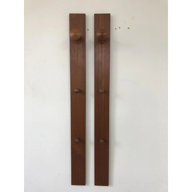 Danish Wall Coat Racks by Aksel Kjersgaard, Set of 2 For Sale - Image 14 of 14