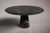 Postmodern Castle Alexander Black Marble Round Dining Table 60" For Sale - Image 3 of 5