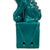 1950s Vintage Chinese Porcelain Green Foo Dog Figurines - A Pair For Sale - Image 5 of 13
