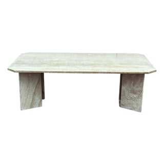 Vintage Italian Marble Coffee Table For Sale