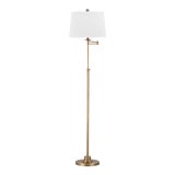 Modern Adjustable Floor Lamp - Brass For Sale