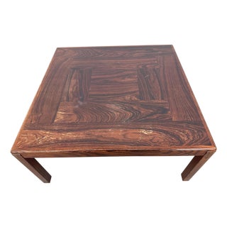 Danish Modern Rosewood Coffee Table — Vejle Stole Og Møbelfabrik For Sale