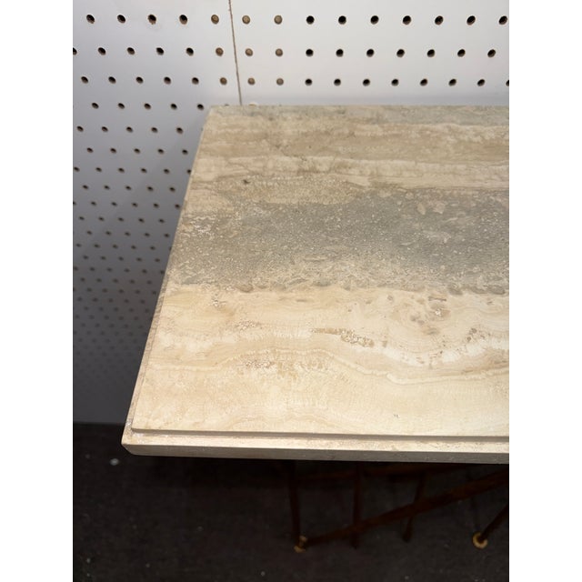Ambella Magic Wand Gold Leaf Console Table For Sale - Image 4 of 7