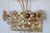 Antique Brass Lead Crystal Wall Lamps from Weinfurtner, 1970s, Set of 2 For Sale - Image 6 of 9