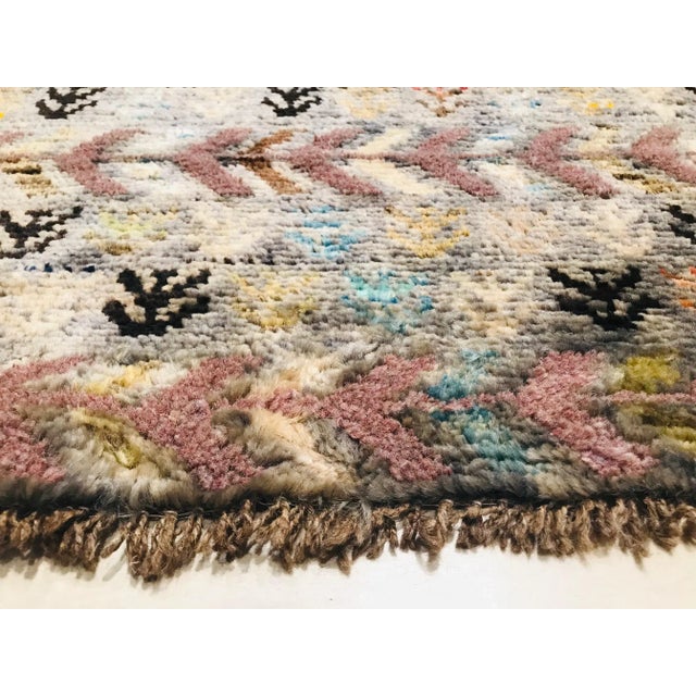 Textile Vintage Hand-Crafted Wool Carpet, 1981 For Sale - Image 7 of 13